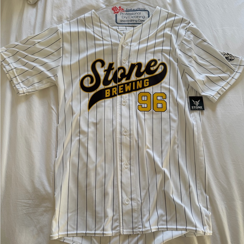 San Diego Padres Baseball Jersey - Stone Brewing Pinstripe